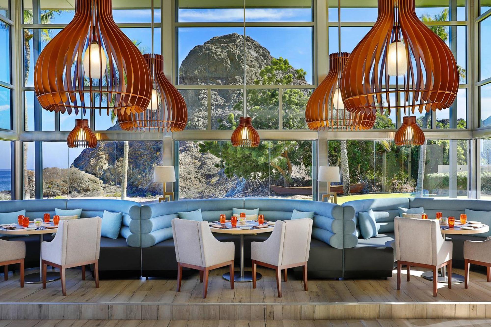 Al Bustan Palace, A Ritz-Carlton Hotel Mascate Esterno foto The restaurant